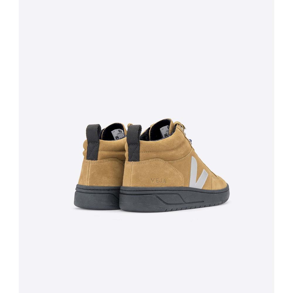 Veja RORAIMA SUEDE Hoog Dames Khaki | NL 359KOR